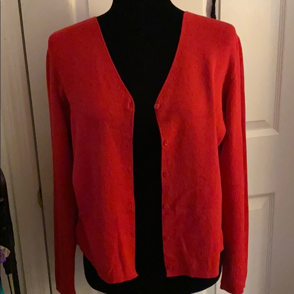 Red sweater. Ann Taylor Loft